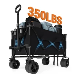Wagon Cart Foldable With 350lbs Weight Capacity, Heavy Duty 280L Folding Utility Garden Cart For Beach, Camping, Outdoor 10 Wagon Cart Foldable With 350lbs Weight Capacity, Heavy Duty 280L Folding Utility Garden Cart For Beach, Camping, Outdoor -Garvee Sales GUEST f0685fae 07e1 40c8 9080 c91bc9a63dc9