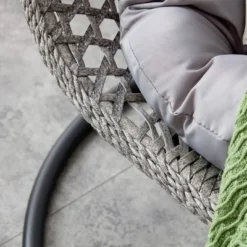 Swinging Chair Hammock Egg Chair Patio Wicker Swing Egg Hanging Chair With Stand, 350lbs Maximum Weight Capacity -Garvee Sales GUEST f1305417 454a 4e7b 9ac6 0d747d7ecc4d