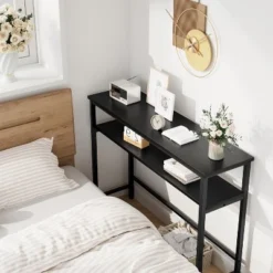 Entryway Table, Console Tables With Storage, 39.3”Rustic Sofa Table With Adjustable Shelf -Garvee Sales GUEST f3064ee6 5744 49b0 ae65 0b64133ad942