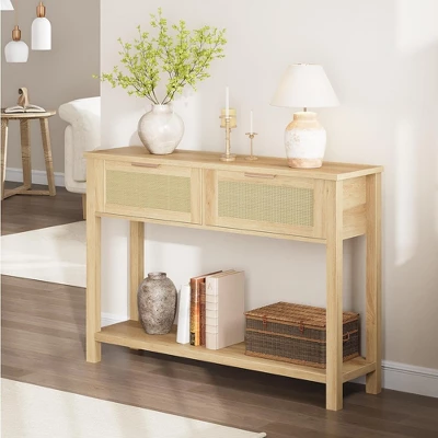 Entryway Table With 2 Drawers, Console Table For Entryway 3 Entryway Table With 2 Drawers, Console Table For Entryway - Image 3