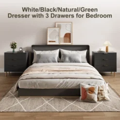 Garvee White 3 Drawer Dresser For Bedroom, Large Nightstand Chest Of Drawers, Modern Wood Storage Dresser Organizer For Hallway, Entryway 10 Garvee White 3 Drawer Dresser For Bedroom, Large Nightstand Chest Of Drawers, Modern Wood Storage Dresser Organizer For Hallway, Entryway -Garvee Sales GUEST f3f0c0a1 c076 4928 b064 8193fc4bee11