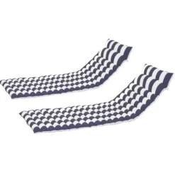 2PCS Seat Cushion Chaise Lounge Replacement Cushion Outdoor Lounge Chair Cushion With Accessory Bag For Patio Funiture Chair Decoration Blue+White 13 2PCS Seat Cushion Chaise Lounge Replacement Cushion Outdoor Lounge Chair Cushion With Accessory Bag For Patio Funiture Chair Decoration Blue+White -Garvee Sales GUEST f4c81631 193c 4552 833c 90ae8d33a768