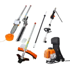 4 In 1 Multi Functional 52CC Trimming Tools With Power Head String Trimmer Brush Cutter Hedge Trimmer Hard Shaft Pole Saw Bottle Mixer -Garvee Sales GUEST f5124a19 171f 42ba aca8 05768aae89ea