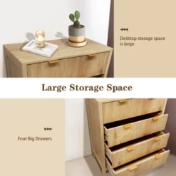 4 Drawer Wood Dresser, Waveform Fluted Panel Dresser, Modern Dressers For Storage Chest Drawers, For Living Room, Bedroom, Nursery Hallway Closet 10 4 Drawer Wood Dresser, Waveform Fluted Panel Dresser, Modern Dressers For Storage Chest Drawers, For Living Room, Bedroom, Nursery Hallway Closet -Garvee Sales GUEST f5a57aba 63d7 48dd 9039 0af31ca963ff