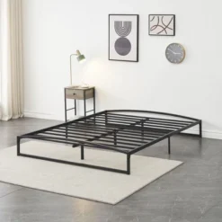 6/10 Inch Twin/Full/Queen/King Size Platform Metal Bed Frame Low Profile With Storage_Black/White -Garvee Sales GUEST f67a2e76 c708 4444 a13d b6c7162c7c79