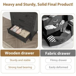 Garvee 4 Dresser For Bedroom, 34.8" Tall Drawer Dresser With Storage Freestanding, Wooden Closet Storage Chest For Living Room, Bedroom 13 Garvee 4 Dresser For Bedroom, 34.8" Tall Drawer Dresser With Storage Freestanding, Wooden Closet Storage Chest For Living Room, Bedroom -Garvee Sales GUEST f6a21abe d271 480a a483 8fb80fe2dabf