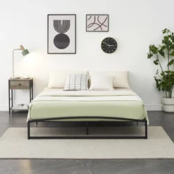 6/10 Inch Twin/Full/Queen/King Size Platform Metal Bed Frame Low Profile With Storage_Black/White -Garvee Sales GUEST f70f4d27 3a32 4156 9d3a 1781c1e94ee6