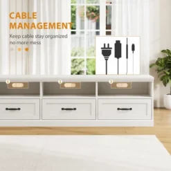 70in TV Stand For TVs Up To 80", Mid Century Modern Entertainment Center With Drawer, TV Console Media Cabinet For Living Room, Bedroom 15 70in TV Stand For TVs Up To 80", Mid Century Modern Entertainment Center With Drawer, TV Console Media Cabinet For Living Room, Bedroom -Garvee Sales GUEST f9f84af1 aa3d 47b7 8f3c 3198a700993e