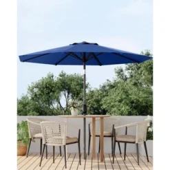 Patio Umbrella 10ft, Table Umbrella Outdoor Patio UV Protection With Crank Lift & Push Button Tilt, 8 Sturdy Ribs For Yard, Deck, Pool -Garvee Sales GUEST fb14ed46 76e3 4dcd a8f6 920cfbd7fa5c