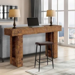 63" Farmhouse Console Table, Long Sofa Table Behind Couch, Wooden Entryway Table 11 63" Farmhouse Console Table, Long Sofa Table Behind Couch, Wooden Entryway Table -Garvee Sales GUEST fb494b0e 8011 4a71 86ca 8530c33bfd9f