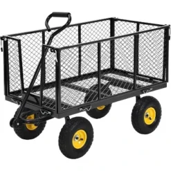 Heavy Duty 1100 LBS Steel Garden Cart, 3 In 1 Pullable Garden Wagon, Folding Utility Wagon W/Removable Sides & 10" Wheels For Farm, Yard 13 Heavy Duty 1100 LBS Steel Garden Cart, 3 In 1 Pullable Garden Wagon, Folding Utility Wagon W/Removable Sides & 10" Wheels For Farm, Yard -Garvee Sales GUEST fb67e614 53be 4d11 a7d2 d2b4335a61c5