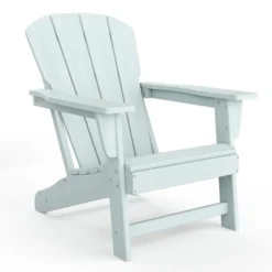 Outdoor Adirondack Chair - HDPE, With Wide Armrests & Slatted Back, All-Weather For Patio & Pool, Ergonomic Backrest 21 Outdoor Adirondack Chair - HDPE, With Wide Armrests & Slatted Back, All-Weather For Patio & Pool, Ergonomic Backrest -Garvee Sales GUEST fc944086 60ab 4e88 b502 a24495b41384