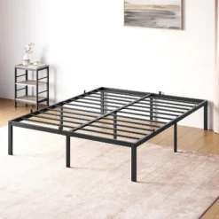 Metal Bed Frame Heavy Duty Platform Base With Noise-Free Grid Support No Box Spring Needed, Tool Free Assembly & Underbed Storage Space -Garvee Sales GUEST fdd01638 ce60 4680 a82c b47ed5ac860f