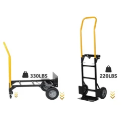 Hand Truck Dolly 2 Wheel Dolly Cart And 4 Wheel Push Cart With Swivel Wheels 330 LBS Capacity,abstract,black,33.46in,2.79ft 9 Hand Truck Dolly 2 Wheel Dolly Cart And 4 Wheel Push Cart With Swivel Wheels 330 LBS Capacity,abstract,black,33.46in,2.79ft -Garvee Sales GUEST fe3b8d6d a025 4427 abd2 17380dac9986