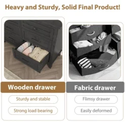 Garvee 6 Dresser For Bedroom, 47.2" Wide Drawer Dresser With Storage Freestanding, Wooden Closet Storage Chest For Living Room, Bedroom -Garvee Sales GUEST ff59b37b a90d 4585 995b ccd949f221bb